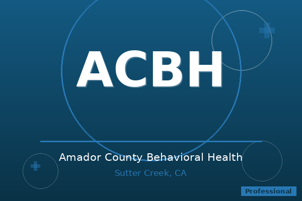 Amador County Behavioral Health