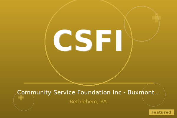 Community Service Foundation Inc - Buxmont Academy/Bethlehem
